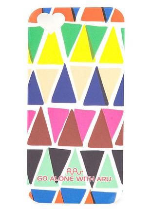 Чехол aru для iphone 5/5s/5se triangle mix & match