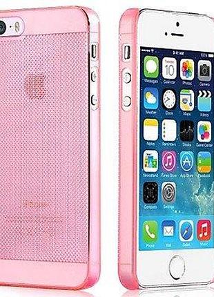 Чехол vouni для iphone 5/5s/5se fresh pink