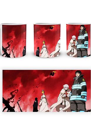 Кружка geekland fire force пламенная бригада пожарных ff.01.02