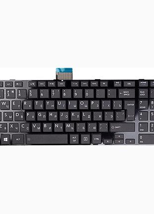 Клавиатура для ноутбука toshiba satellite l55-a5284 шумный, чорный фрейм