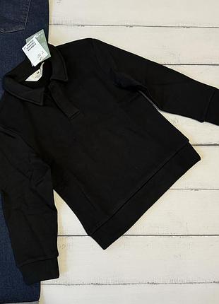 Світшот поло на флісі h&m 4/6 років зріст 110-116 кофта байка
