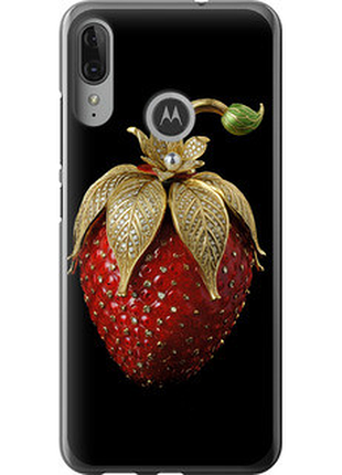 Чохол на motorola moto e6 plus полуниця v3 "5638u-1780-851"