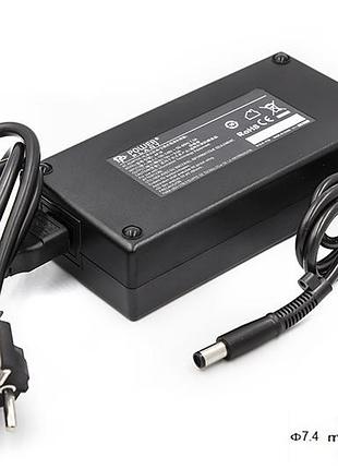 Блок живлення для ноутбуків powerplant hp 220v, 19v 180w 9.5a (7.4*5.0)