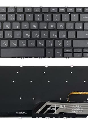 Клавіатура dell inspiron 15 7591 5584 7590 7791 графіт без рамки прямий enter підсвітка original prc
