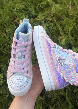 Кросівки-хайтопи skechers 33р(21см)