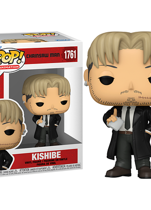Фігурка funko pop людина бензопила кішибі chainsaw man kishibe 10 см fp cm k 1761