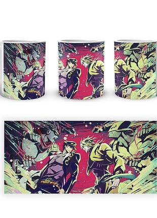 Кружка geekland невероятные приключения джоджо jojo's bizarre adventure джотаро и дио бой jj 02.426