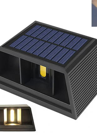 Настінний ліхтар із сонячною панеллю double light hs-8032