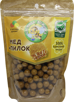Цілюща бджілка (мед+пилок) 150гр