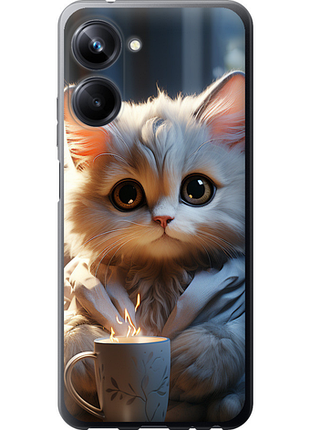 Чохол на realme 10 pro білий кіт "5646u-2945-851"