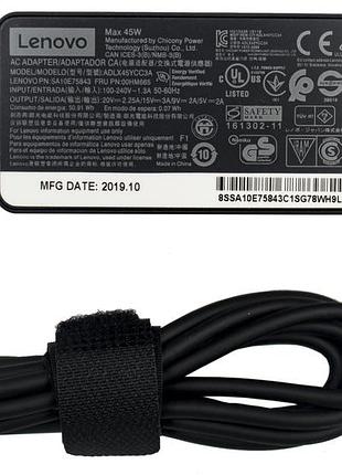 Блок живлення lenovo usb type-c 45w original prc (sa10e75843)