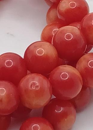 Бусы коралл бижутерия