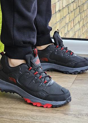 Чоловічі кросівки the north face чорні з червоним норт фейс (розміри: 40,41,42,44) відеообзор