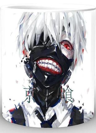 Кружка geek land біла tokyo ghoul токійський гуль плечем до плеча tg.02.004 біла