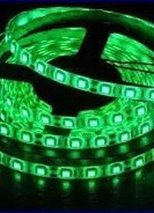 Led ленты (5050) green - зелёный длинна 5 метров лед (видеообзор)