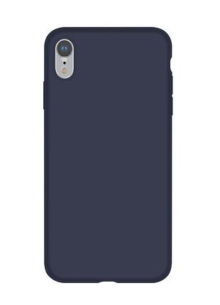 Чехол devia для iphone xr nature синий