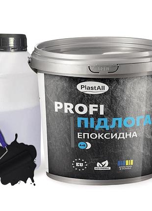 Эпоксидный наливной пол plastall™ profi 1кг черный plastall