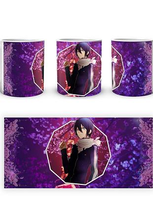Кружка geekland noragami бездомный бог ято в цветущей сакуре nrg 02.001