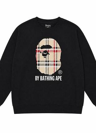 Чёрный свитшот bape — состояние нового