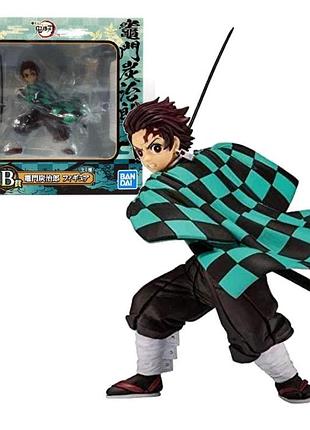 Фігурка bandai танджиро комада другий клинок розсікаючий демонів tanjiro demon slayer 15,0 см ds tk 126