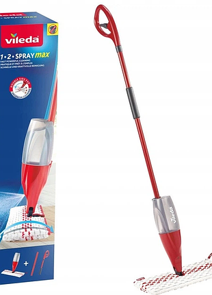 Швабра для уборки с распылителем vileda 1-2 spray max (168026)