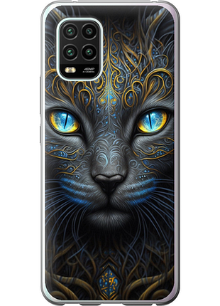 Чохол на xiaomi mi 10 lite кішка "5548u-1924-851"