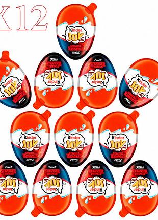 Комплект шоколадных яиц kinder joy funko netflix stranger things 12 шт по 20 г