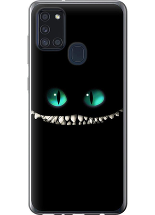 Чехол на samsung galaxy a21s a217f чеширский кот "689u-1943-851"