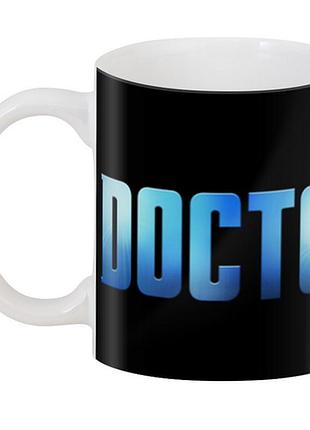 Кружка geekland doctor who лікар хто лого біла dw.02.010.863