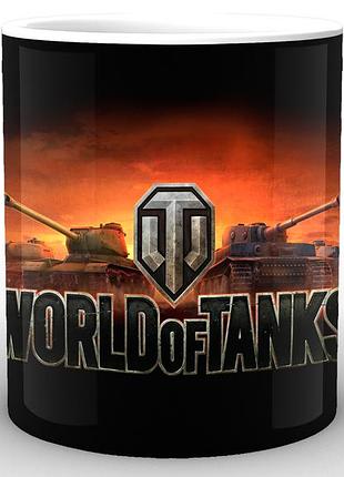Кружка world of tanks мир танков лого wt.02.024