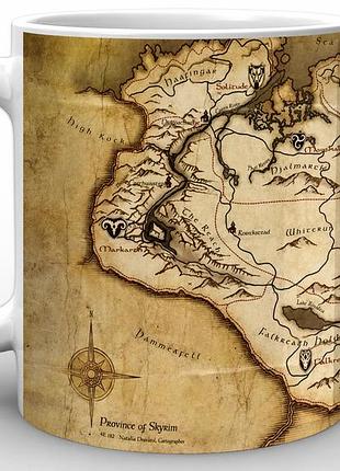Кружка geekland скайрім skyrim карта sm 02.09