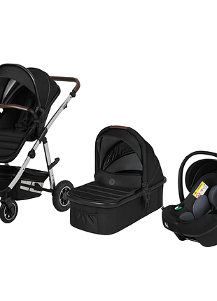 Універсальна коляска 3 в 1 lionelo amber black silver