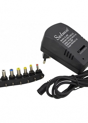 Универсальный блок питания solma sl-668 12v 3a с переходниками