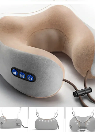 Массажная подушка для шеи u-shaped massage pillow