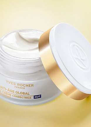 Ночной крем комфорт анти аж глобаль anti age global yves rocher 50 мл