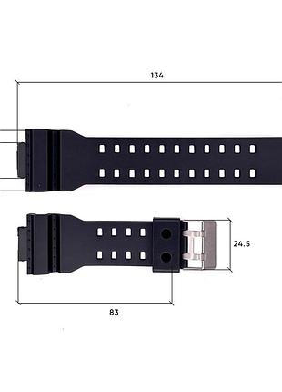 Ремешок для часов skmei 1688bk black 3