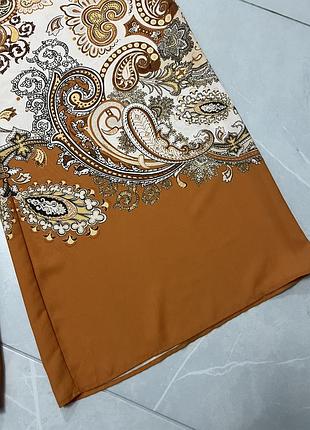 Штани брюки палаццо scarf print 3
