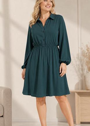 Стильна смарагдова сукня, l xl