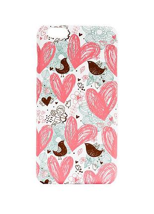 Чехол aru для iphone 6 plus/6s plus madly in love angel hearts