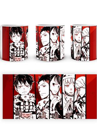 Кружка geekland fire force пламенная бригада пожарных ff.01.27