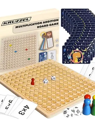 Настольная игра kruzzel 24639 таблица умножения