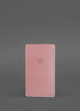 Кожаный чехол для iphone 11 розовый
