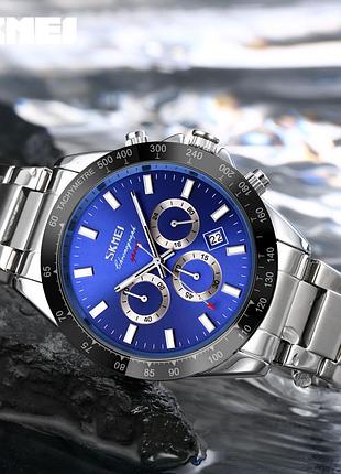 Skmei 9259sibu silver-blue 4