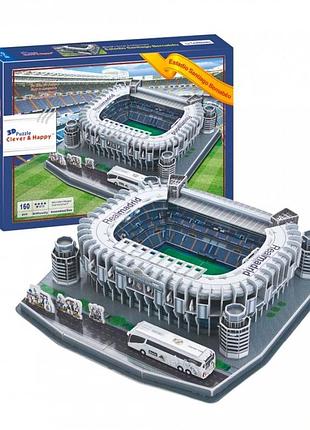 Огромные 3d пазлы "santiago bernabéu" трехмерный конструктор-головоломка стадион реал мадрид на 160 деталей