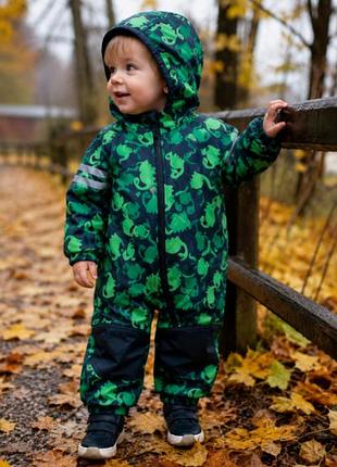 Суперовий демісезонний комбінізон софтшел на флісі topolino