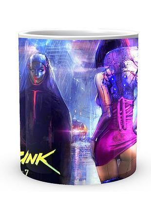 Кружка geekland cyberpunk 2077 кіберпанк 2077 черниці cy 02.584