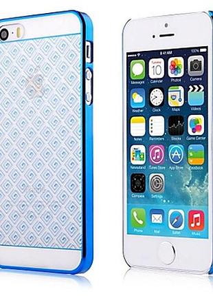 Чехол devia для iphone 5/5s/5se glimmer brocade blue