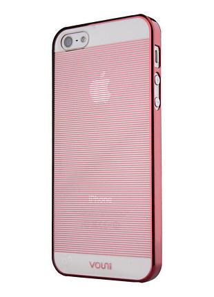 Чехол vouni для iphone 5/5s/5se brightness red