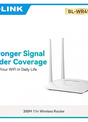 Роутер маршрутизатор lb-link bl-wr450h 2.4ghz 300 mbps 4*5dbi посилені антени 2lan+1wan
