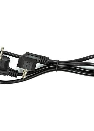 Сетевой кабель powerplant 1м, 3x1.5мм2, 10а (two male plugs)